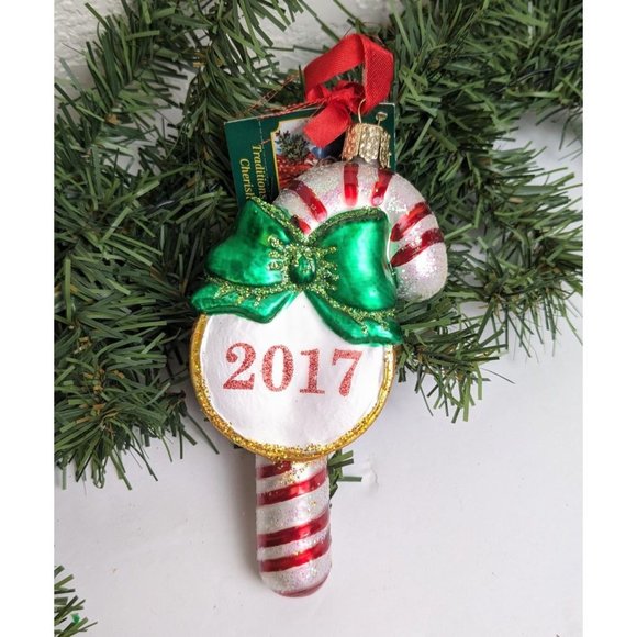 Candy Cane Retired Old World Christmas Ornament - Picture 1 of 5